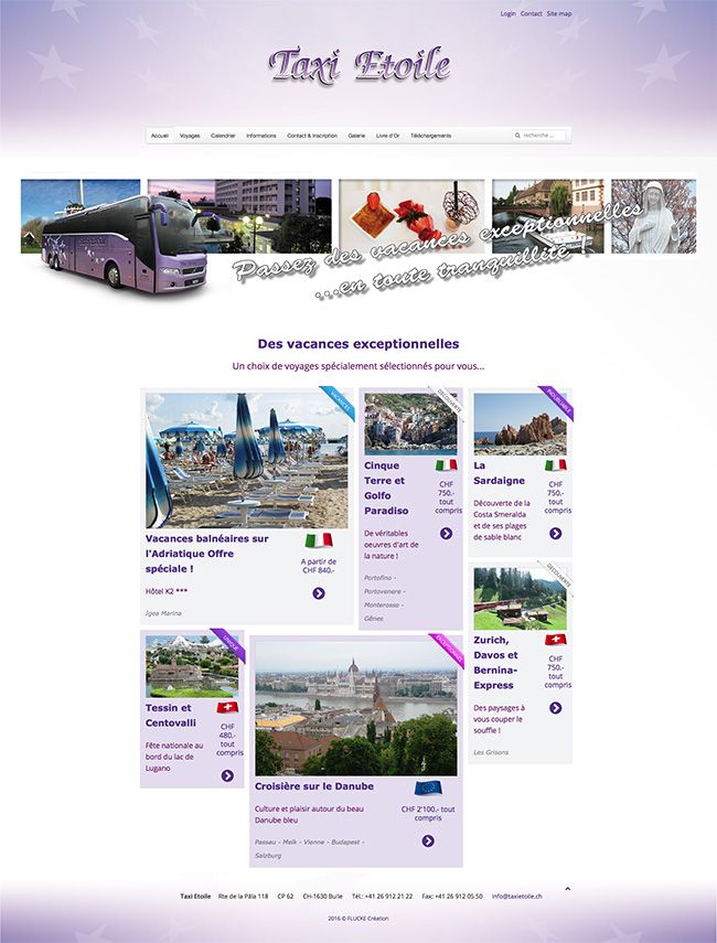 Site Internet - Taxi Etoile SA